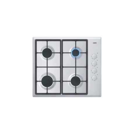 4 Burners Gas Hob on INOX – 60 CM