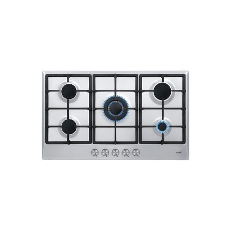 5 Burners Gas Hob on INOX – 90 CM