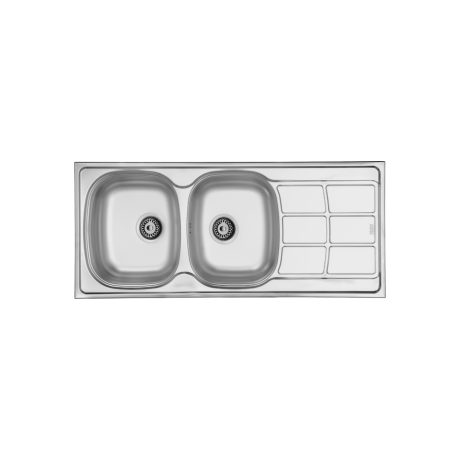 Double Bowl Sink (Large rack)